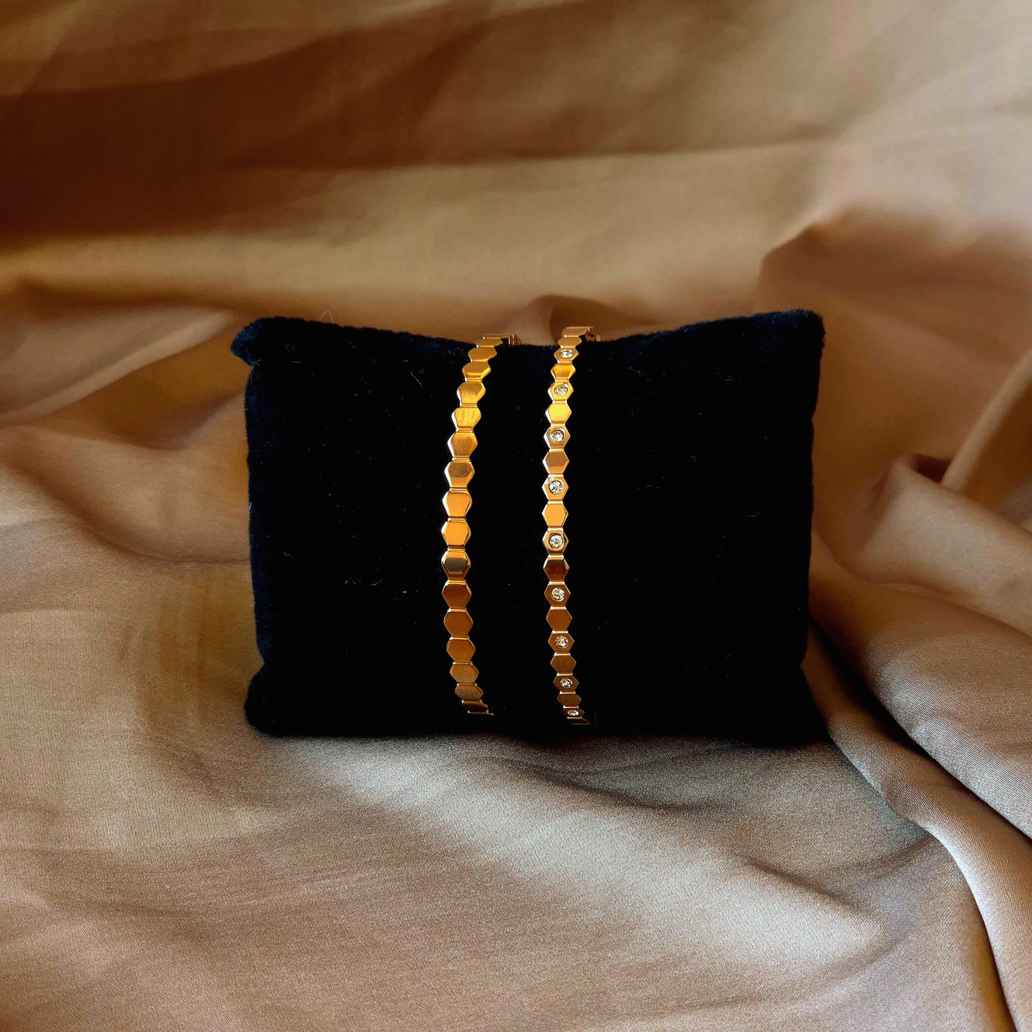 Duo de bracelets Hexa Shine