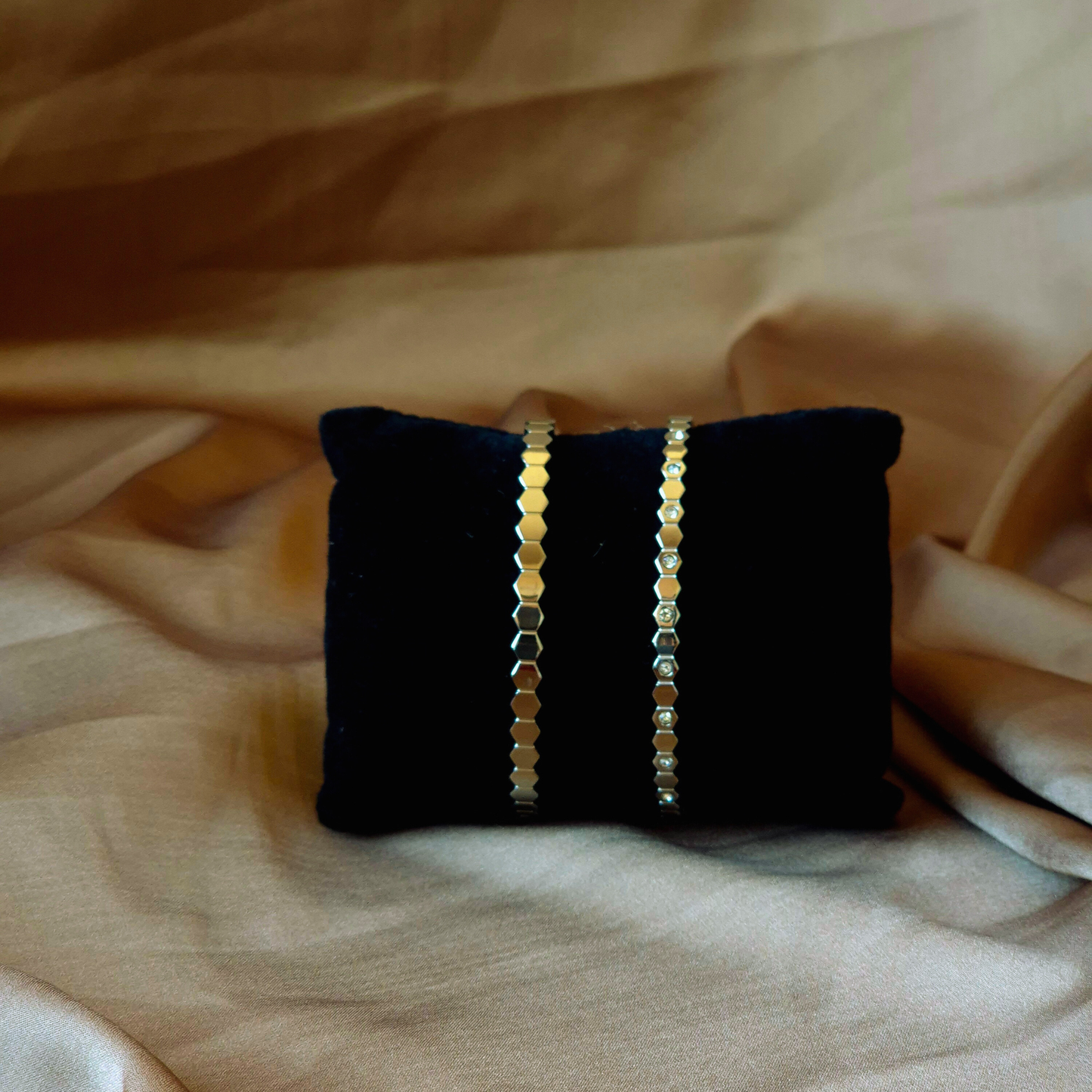 Duo de bracelets Hexa Shine
