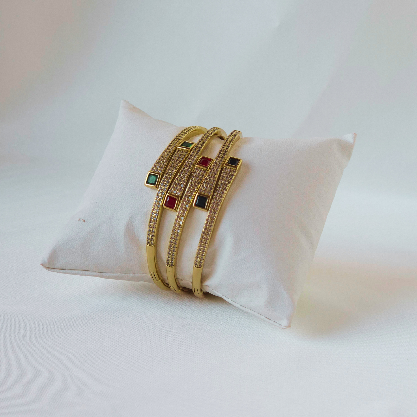Trio de bracelets Arc Doré