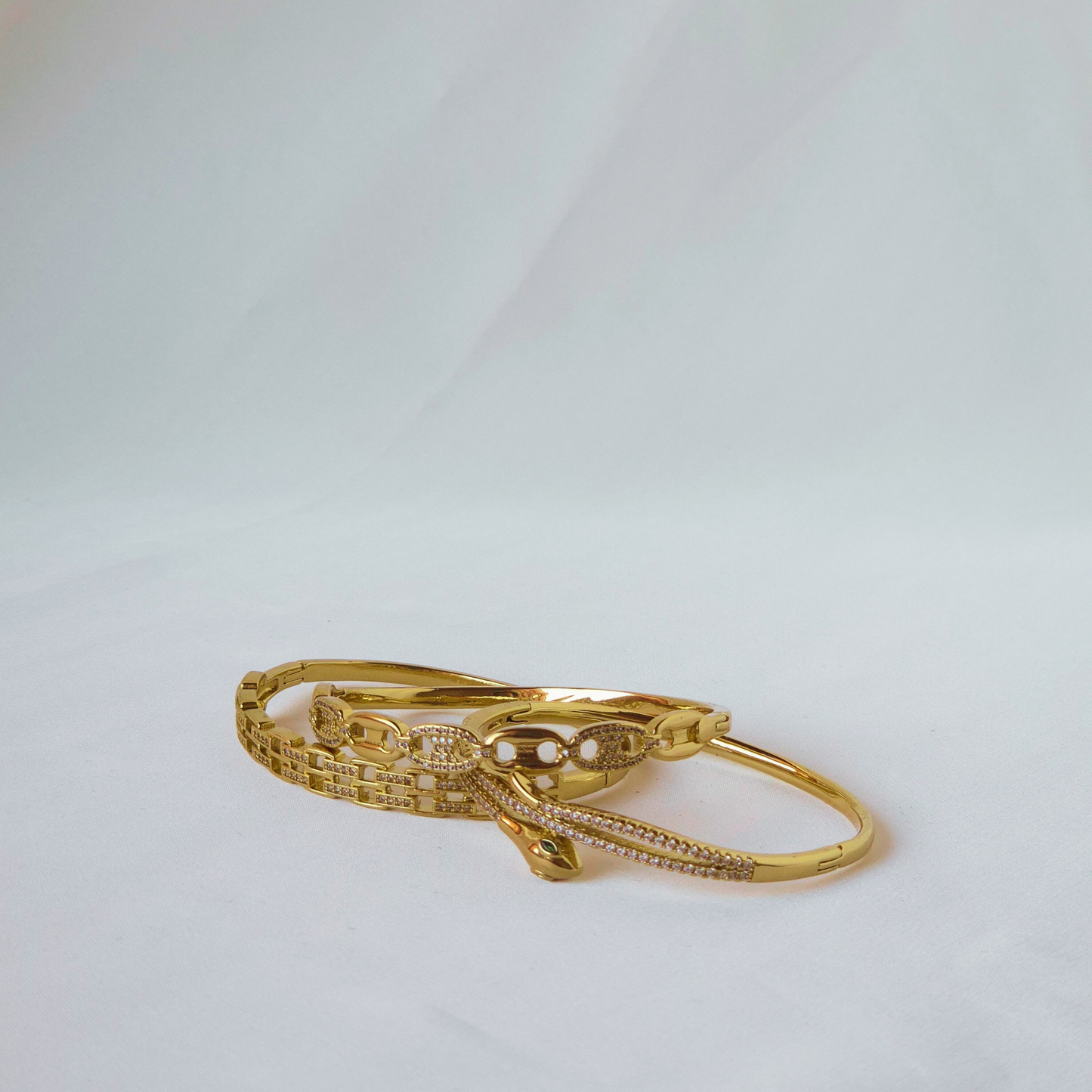 Trio de bracelet Éclat Doré