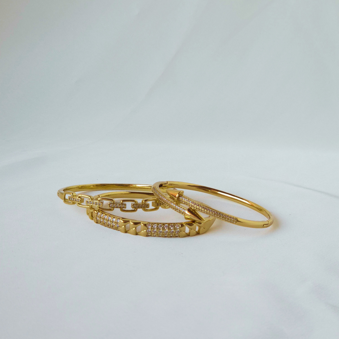 Trio de Bracelets Flèche d’Or