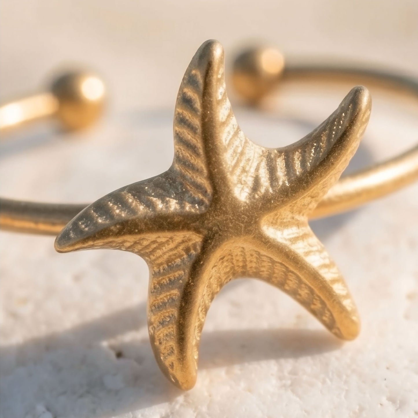 Bague d'orteil Étoile de Mer dorée - Fairy Accessories