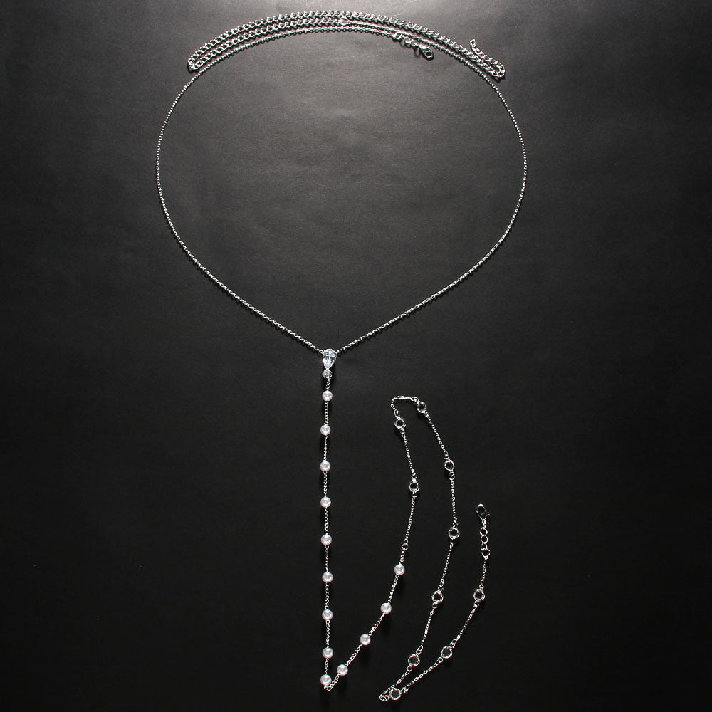 Chaine de Dos.-  Goutte D'or ou Argent