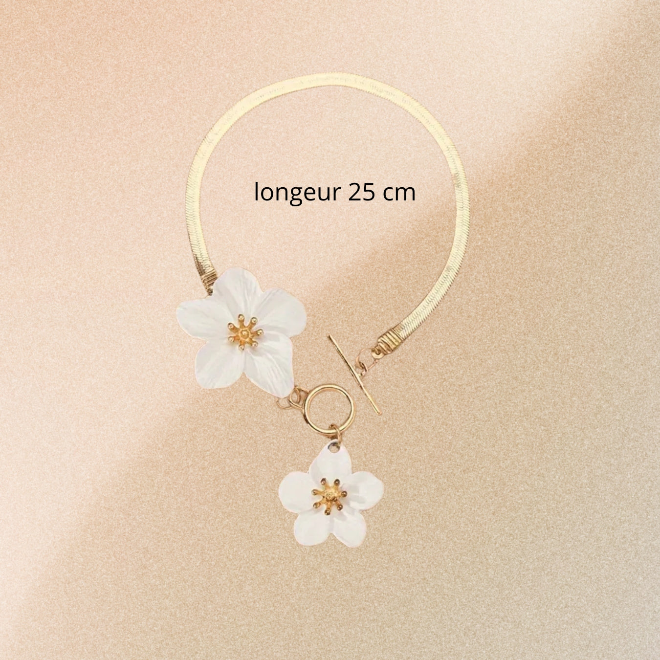 bracelet de cheville - Fleur d'été