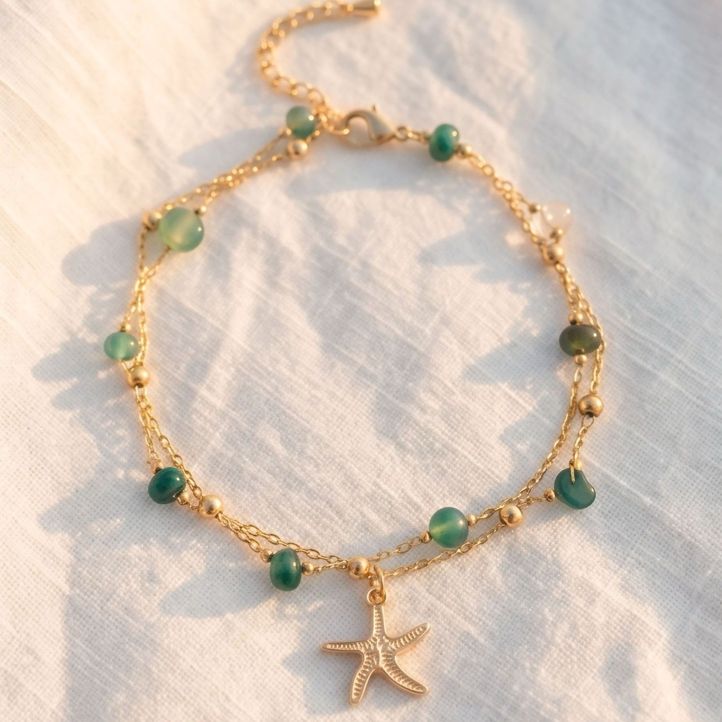 bracelet de cheville - Siréna Verde - Fairy Accessories