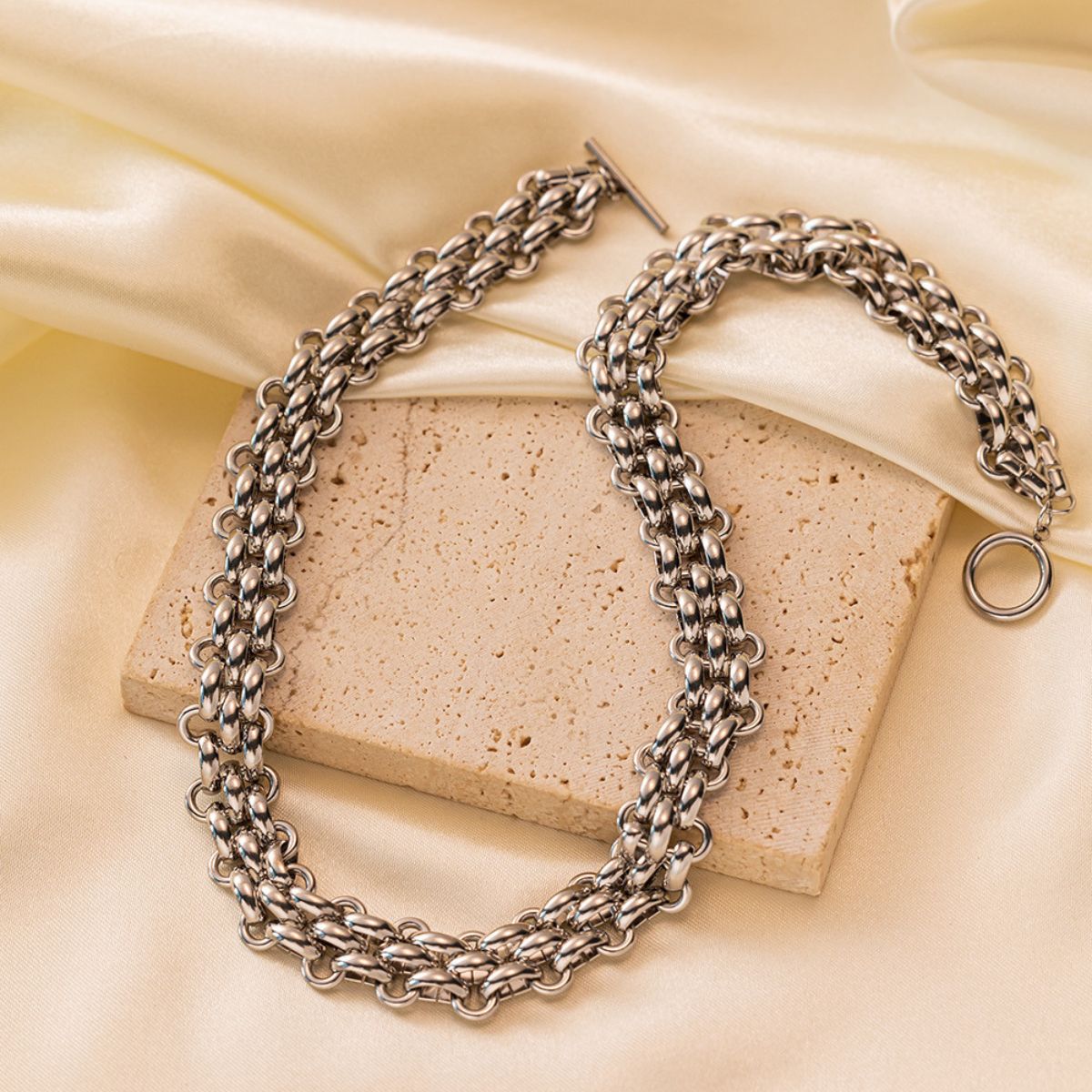 Collier Chaîne Argentée – Aléna - Fairy Accessories